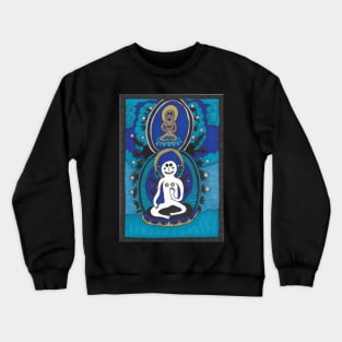 Meditating With Silver Fruits Crewneck Sweatshirt